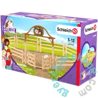 Schleich 42434 Legelő kerítés kapuval játékszett - Horse Club