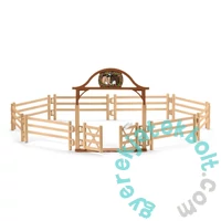 Schleich 42434 Legelő kerítés kapuval játékszett - Horse Club