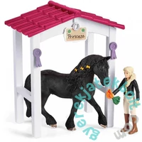 Schleich 42437 Istálló Torival és lovával játékszett - Horse Club