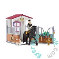 Schleich 42437 Istálló Torival és lovával játékszett - Horse Club