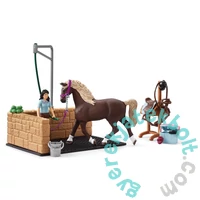 Schleich 42438 Mosóhely játékszett - Emily és Luna - Horse Club