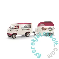 Schleich 42439 Mobil állatorvosi klinika Hannoveri csikóval játékszett - Horse Club