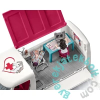 Schleich 42439 Mobil állatorvosi klinika Hannoveri csikóval játékszett - Horse Club