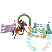 Schleich 42440 Lóverseny játékszett  - Horse Club
