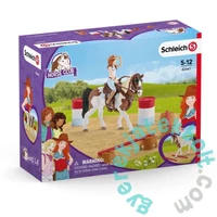 Schleich 42441 Hannah vadnyugati lovagló játékszett - Horse Club