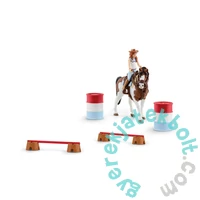 Schleich 42441 Hannah vadnyugati lovagló játékszett - Horse Club