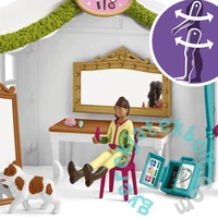 Schleich 42466 Nagy lovasbemutató játékszett - Horse Club