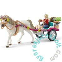Schleich 42467 Kocsi lovasbemutatóhoz piknikkel játékszett - Horse Club