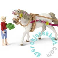 Schleich 42467 Kocsi lovasbemutatóhoz piknikkel játékszett - Horse Club
