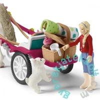 Schleich 42467 Kocsi lovasbemutatóhoz piknikkel játékszett - Horse Club