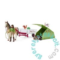 Schleich 42533 Sarah kempingezik játékszett - Horse Club