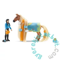 Schleich 42585 Kezdő készlet - Kim és Caramelo figurák kiegészítőkkel - Horse Club - Sofia's Beauties