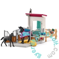 Schleich 42611 Lóbox kancával és csikóval játékszett - Horse Club
