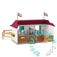 Schleich 42706 Tóparti tájház és istálló játékszett - Horse Club