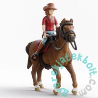 Schleich 42711 Hannah és Cayenne figura - Horse Club