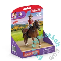 Schleich 42711 Hannah és Cayenne figura - Horse Club