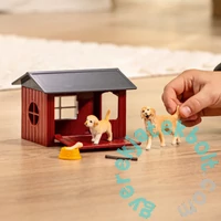 Schleich 42722 Kutya Kennel Golden Retrieverrel játékszett - Farm World (SLH42722)