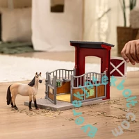 Schleich 42724 Ponybox Mustang kancával játékszett - Farm World (SLH42724)