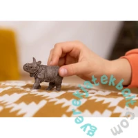 Schleich 14860 Indiai rinocérosz kölyök figura - Wild Life