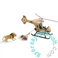 Schleich 42476 Állatmentő helikopter játékszett - Wild Life (SLH42476)
