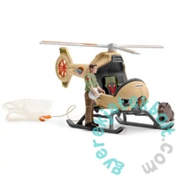 Schleich 42476 Állatmentő helikopter játékszett - Wild Life (SLH42476)