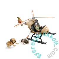 Schleich 42476 Állatmentő helikopter játékszett - Wild Life (SLH42476)