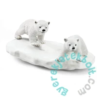 Schleich 42531 Jegesmedvebocsok játékszett - Wild Life