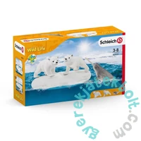 Schleich 42531 Jegesmedvebocsok játékszett - Wild Life