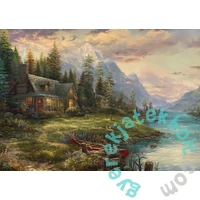 Schmidt 1000 db-os puzzle - An outing on Father’s Day, Thomas Kinkade (59918)