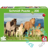 Schmidt 200 db-os puzzle - Family of Horses (56199)