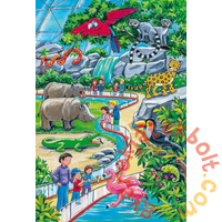 Schmidt 3 x 24 db-os puzzle - A Day at the Zoo (56218)