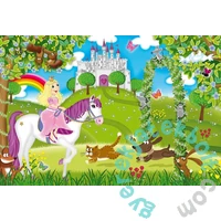 Schmidt 3 x 48 db-os puzzle - Princess in the castle garden (56225)
