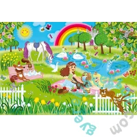 Schmidt 3 x 48 db-os puzzle - Princess in the castle garden (56225)