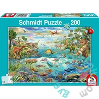 Schmidt 200 db-os puzzle - Entdecke die Dinosaurier (56253)