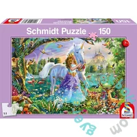 Schmidt 150 db-os puzzle - Princess, Unicorn and Castle  (56307)