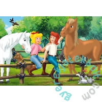 Schmidt 2x100+2x150 db-os puzzle fém bőröndben - Bibi &amp; Tina (56509)