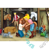 Schmidt 2x100+2x150 db-os puzzle fém bőröndben - Bibi &amp; Tina (56509)