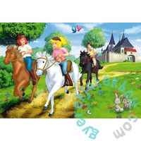 Schmidt 2x100+2x150 db-os puzzle fém bőröndben - Bibi &amp; Tina (56509)