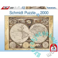 Schmidt 2000 db-os puzzle - Historical map of the world (58178)