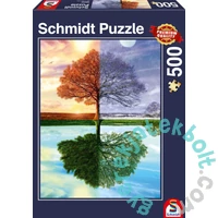 Schmidt 500 db-os puzzle - Jahreszeiten-Baum (58223)