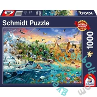 Schmidt 1000 db-os puzzle - World of Animals (58324)
