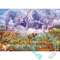 Schmidt 1000 db-os puzzle - Animals at the Waterhole (58356)