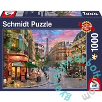 Schmidt 1000 db-os puzzle - Street to the Eiffel Tower (58387)