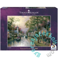 Schmidt 1000 db-os puzzle - Hometown Morning, Thomas Kinkade (58441)