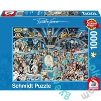 Schmidt 1000 db-os puzzle - Hollywood, Casaro (59398)