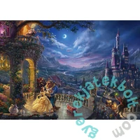 Schmidt 1000 db-os puzzle - Disney - Beauty and the Beast - Dance in the Moonlight, Kinkade (59484)