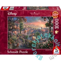 Schmidt 1000 db-os puzzle - Disney - Lady and the Tramp, Thomas Kinkade (59490)
