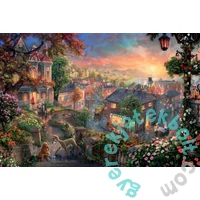 Schmidt 1000 db-os puzzle - Disney - Lady and the Tramp, Thomas Kinkade (59490)