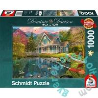 Schmidt 1000 db-os puzzle - Home by the Lake, Dominic Davison (59619)