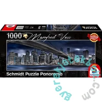 Schmidt 1000 db-os Panoráma puzzle - Dark Night, New York (59621)